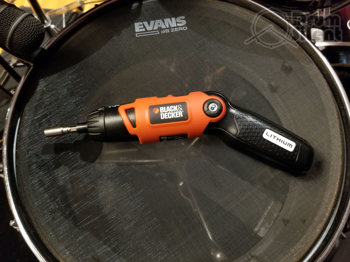 Using a Drill for Quick Drum Head Changes